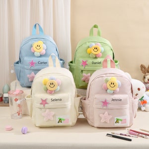 Sac à dos enfant personnalisé pour garderie et jardin d'enfants en 4 couleurs