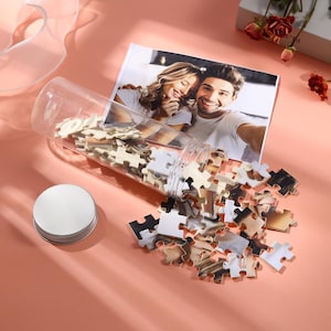 Personalized Jigsaw Puzzle From Photo,Custom Photo Puzzle,Family Jigsaw Puzzle,Gift For Family,Couples Gift,Anniversary Gift,Gift for him