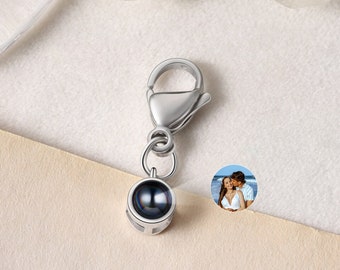 Custom Projection Keychain, Personalized Keyring with Photos or Text,Photo Keychain,Picture Keychain,Memorial Photo Gifts For Her For Him