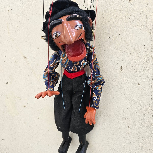 PIRATE PELHAM PUPPET 1960’s/70’s boxed vintage marionette