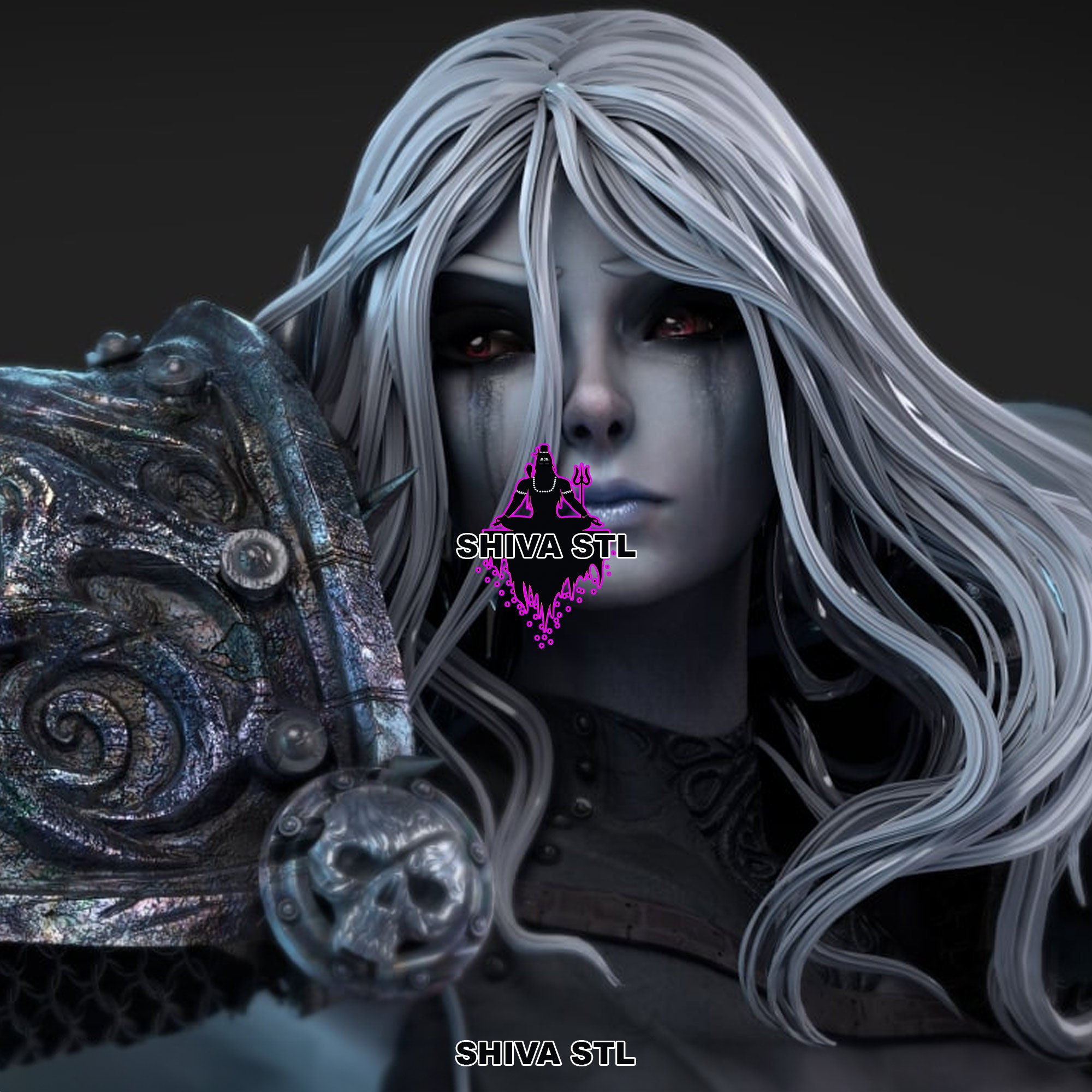 Female Death Knight Figure From World of Warcraft Digital Etsy