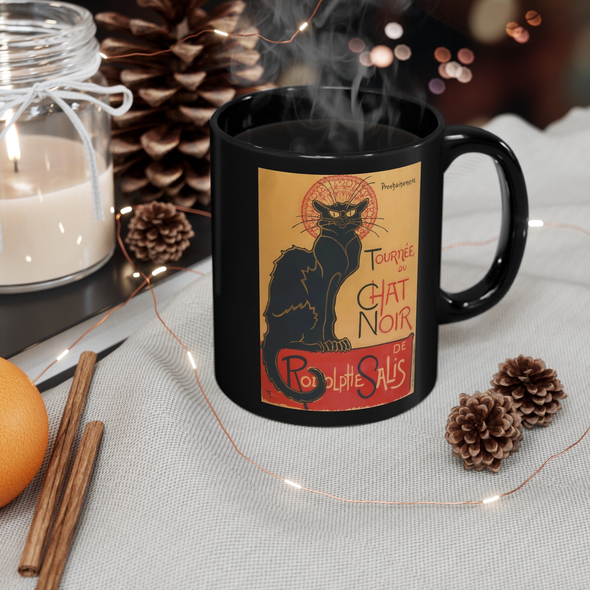 Chat noir coffee - Etsy 日本