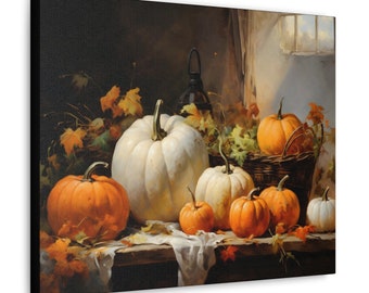 Trademark Fine Art 'Pumpkin Patch' Canvas Art by Valarie Wade