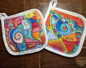 Custom made ovenmitts (small)