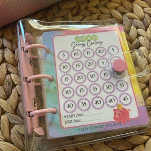Mini Savings Challenge Binder