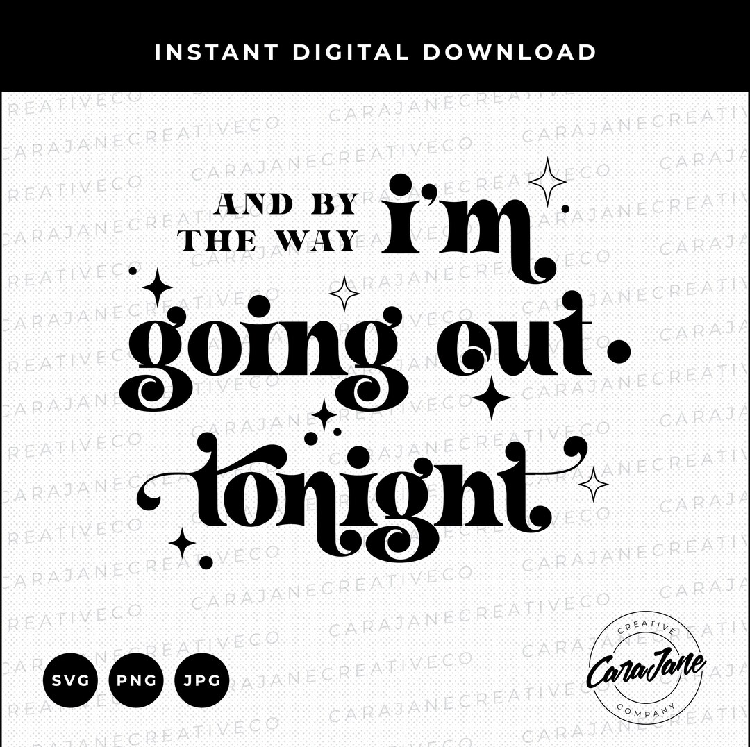 Bejeweled Lyrics I'm Going Out Tonight Digital Download Etsy Australia