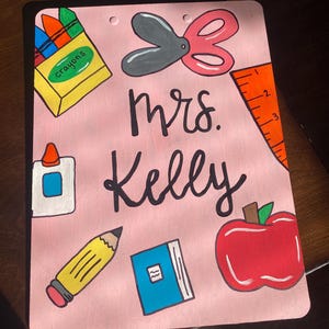 Beautiful hand painted clipboards