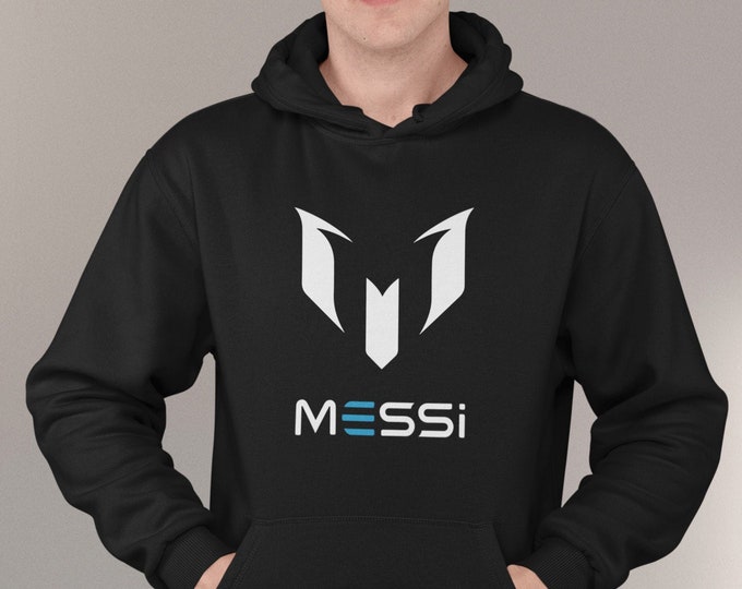 Messi The Goat Unisex Hoodie for Adults, Youth and Toddler - With front design