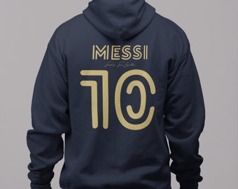 Messi 10 Inter Miami Unisex Hoodie for Adults and Youth - With front and back design