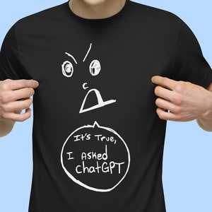 Camiseta Ironic ChatGPT, provérbios espirituosos, roupas alternativas