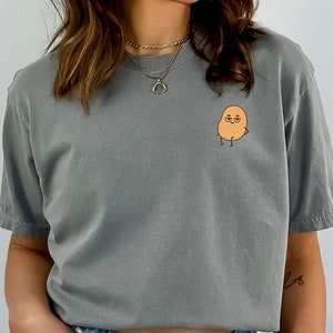 Potato shirt, Potato Comfort Colors Pocket Graphic Tshirt, Vegetable Shirt, Vegetable Tshirt, Veggies Shirt, Potato Gift