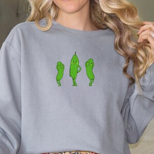 Pickle Shirt, Pickle Sweater, Pickleball Shirt, Cute Pickle Crewneck, Pickle Gift, Pickle Lover Gifts, Pickle Jar Shirt, Pickle Party