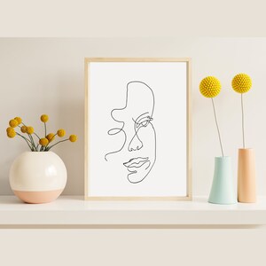 顔の線画、女性の線画、女性の線画プリント、単線画、頭の線画、女性的な線画、体の線画、シンプルな線画、