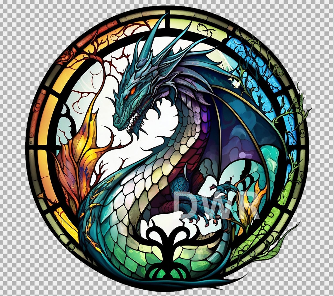 Purple Dragon Acrylic Window Hangings, Dragon Lovers Gift, NOT SUNCATCHER, Home Decor, Gift For Kids, Dragon Decor - UK