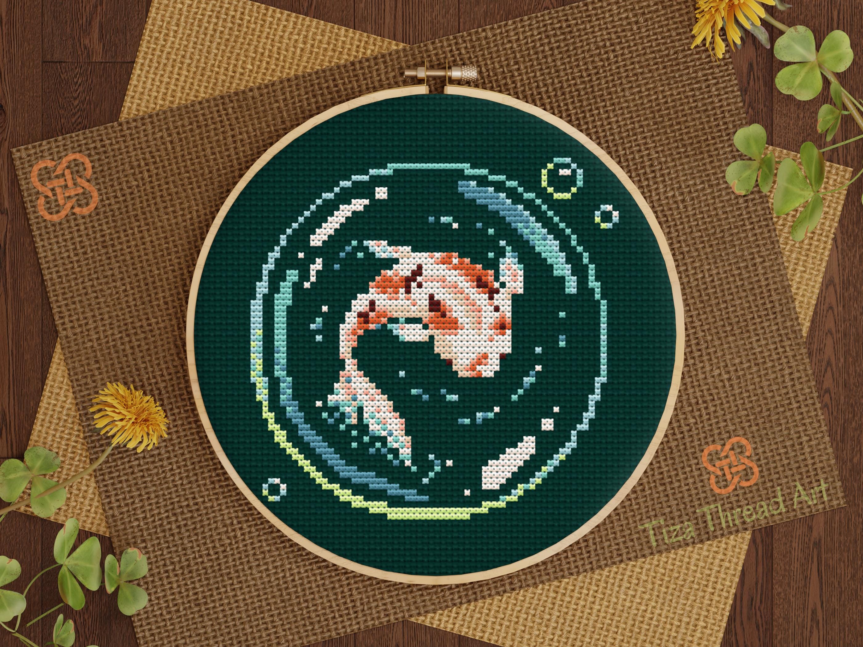 SYMON Kit De Broderie Au Point De Croix Mer - Motif Pré-imprimé 11CT 40x50cm, Art Mural Et Décoration Maison