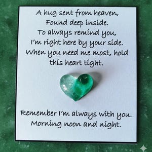Pocket hug. A hug from heaven, thinking of you card, gift.