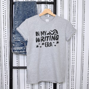 In My Writing Era Unisex Softstyle T-Shirt, Author Shirt, Writer Shirt, Novelist Shirt