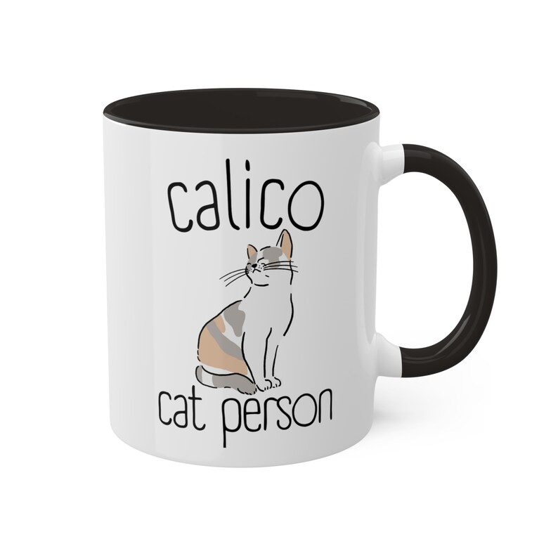 Glückskatze Person Kaffeebecher: Geschenk für Katzenliebhaber Bild 2