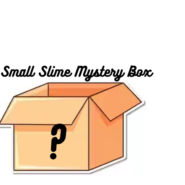 Small Mystery Slime Box, DIY Slime, inflatable slime, fluffy slime, cheap slimes, slime shop, scented slime