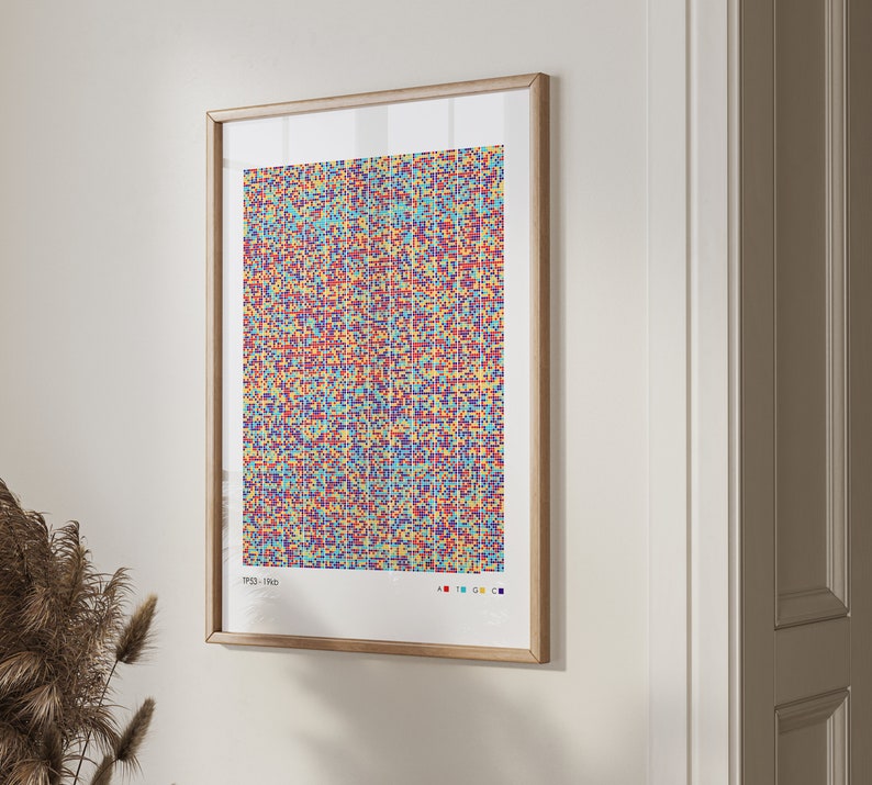 Custom Sequence DNA Print RNA, Nucleic Acid Gene Immunology Poster ...