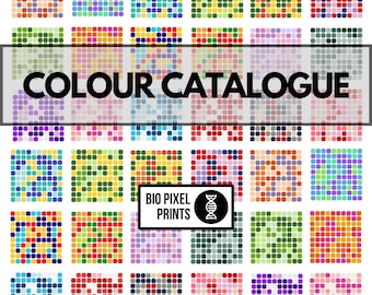 Custom Colour Catalogue | DNA Print RNA Nucleic Acid Gene Immunology Poster Molecular Biology Genetics Cell Science Art Scientist Gift