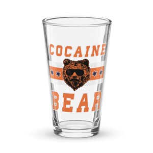 Chicago Bumpin Bear Shaker Pint Glass