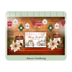 Einzigartige druckbare Weihnachtspostkartensammlung Senden Sie Liebe, Freude und festlichen Beifall an Familie und Freunde in dieser Weihnachtszeit, drucken Sie sie so viele brauchen