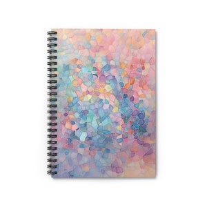 Mosaik Austrocknung - lebendiges Farb Cover Notizbuch, niedliches Spiral Notizbuch, Tagebuch, Notizbuch liniert, Notizbuch Schule Lehrer, Notizbuch Schüler Geschenk