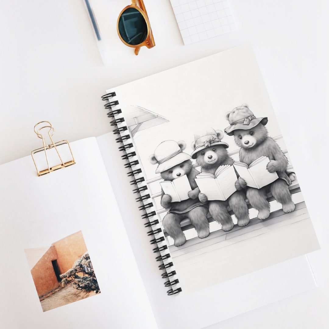 The 3 Bears - Cute Animal Cover Notebook, Cute Spiral, Journal ...