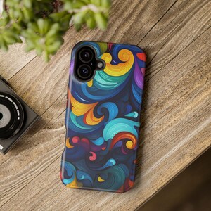 iPhone 16 15 14 13 Pro Max Mini Colorful Abstractions3 Gift for Girlfriend Gift for Mom Gift for Dad Gift for Friend Gift for Her Teen Gift
