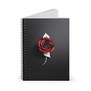 Die. Notizbuch / Notizbuch Blume aus Filz