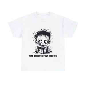 Zombie Boy Reader, Shirt,Funny Halloween Shirt,Halloween Tshirt,Spooky Season,Spooky Vibes Shirt,Spooky,Zombie Shirt, Halloween Kids Shirt