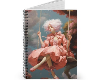 The Swing - Spiral Notebook - cute spiral, journal, notebook lined, notebook school teacher, notebook student gift
