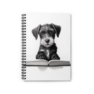 Breaktime #2 - Notizbuch für Welpen, niedliches Spiralblock, Tagebuch, Notizbuch liniert, Notizbuch Schule Lehrer, Notizbuch Schüler Geschenk, Rezeptbuch