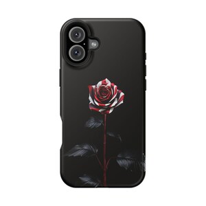 iPhone Case Monochromatic Rose Phone 16 15 14 13 Pro Max and Mini Gift for Girlfriend Gift for Her Mom Gift for Mother Gift for Friend