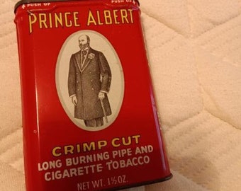 Prince Albert in a can - unopened and full of Tobacco - Rare find!!