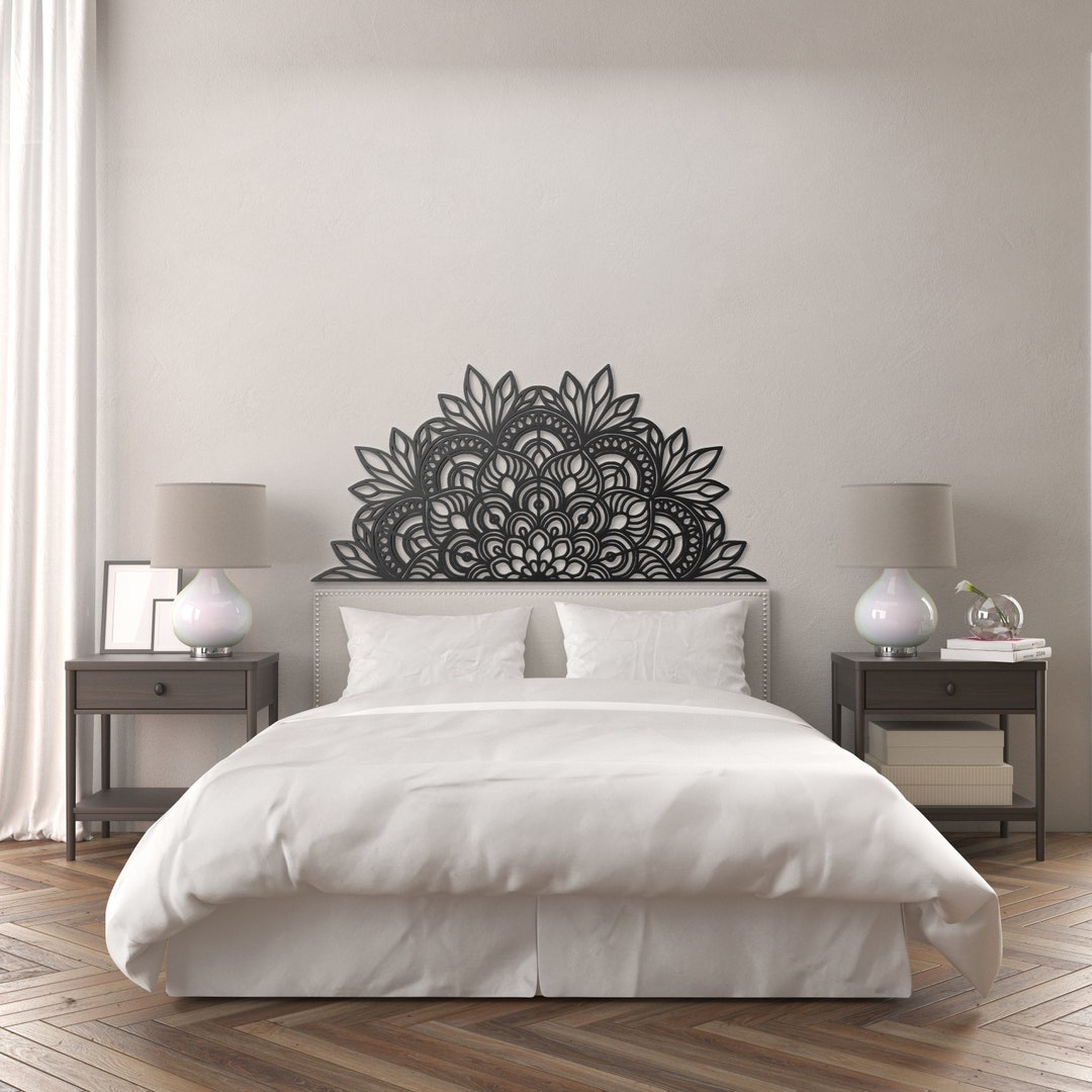 Picture of Mandala Metal Wall Art, Black Steel Home Decor - Etsy