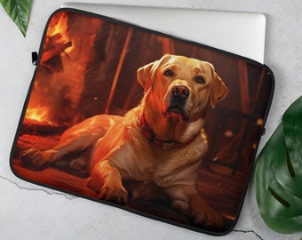 Labrador Laptop Sleeve – Cute Dog Art Case for 13/15 Inch Laptops