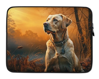 Labrador Laptop Sleeve – Cute Dog Art Case for 13/15 Inch Laptops