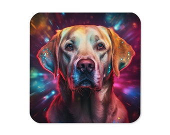 Podkładka korkowa Labrador Cork-Back | Zabawny kuchenny dodatek dla miłośników psów