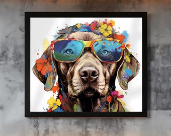 Labrador Art Poster | Personalized Dog Lover Gift by Pacific Labradors