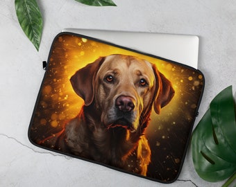 Labrador Laptop Sleeve – Cute Dog Art Case for 13/15 Inch Laptops