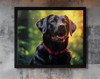 Labrador Art Poster | Personalized Dog Lover Gift by Pacific Labradors