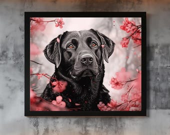 Labrador Art Poster | Personalized Dog Lover Gift by Pacific Labradors