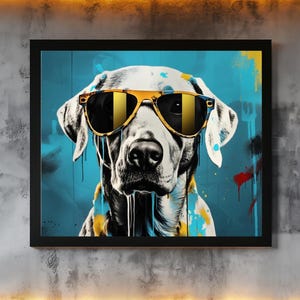 Labrador Art Canvas Print | Vibrant Dog Wall Art for Lab Lovers