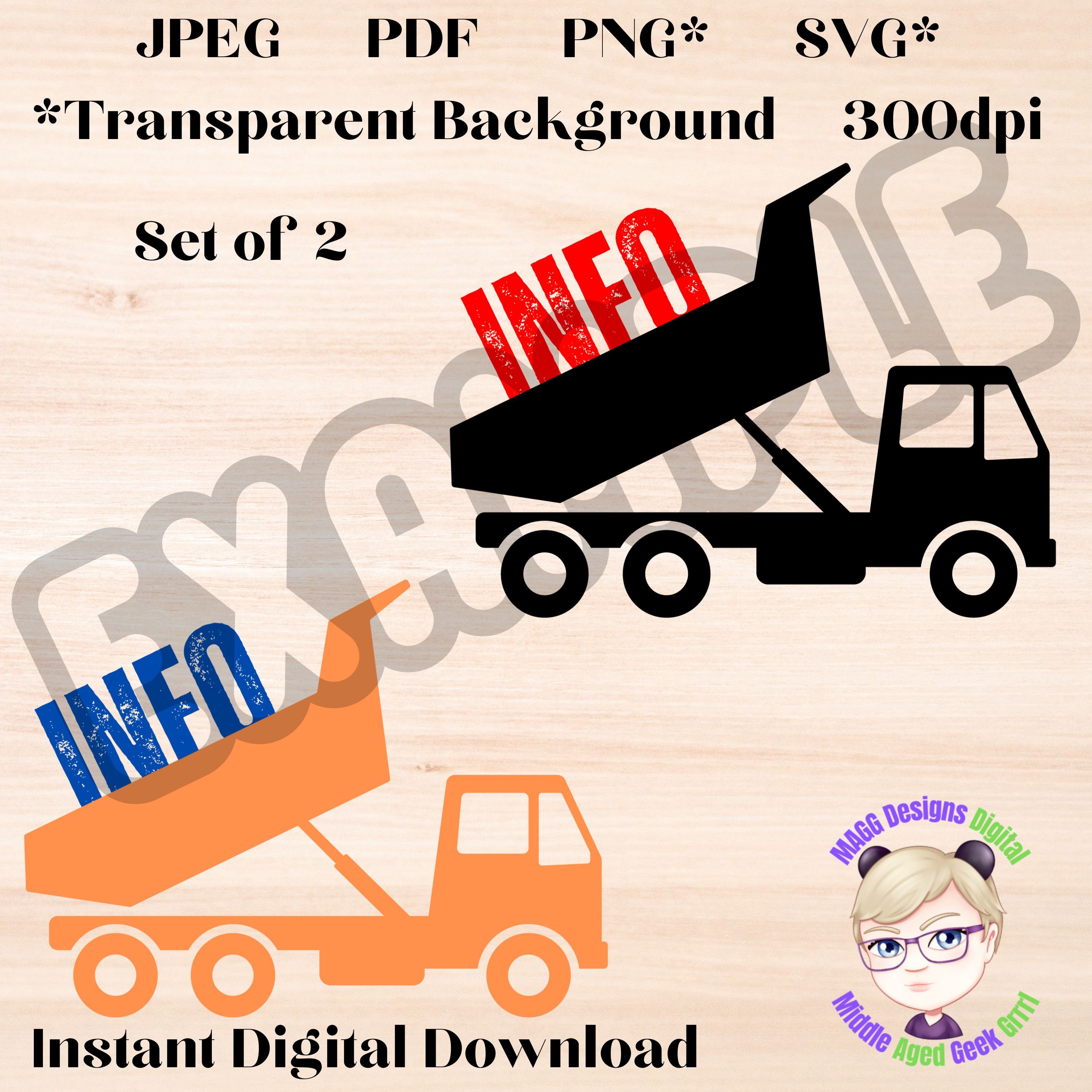 Info Dumper Printable Sticker, Instant Download, Digital Download ...