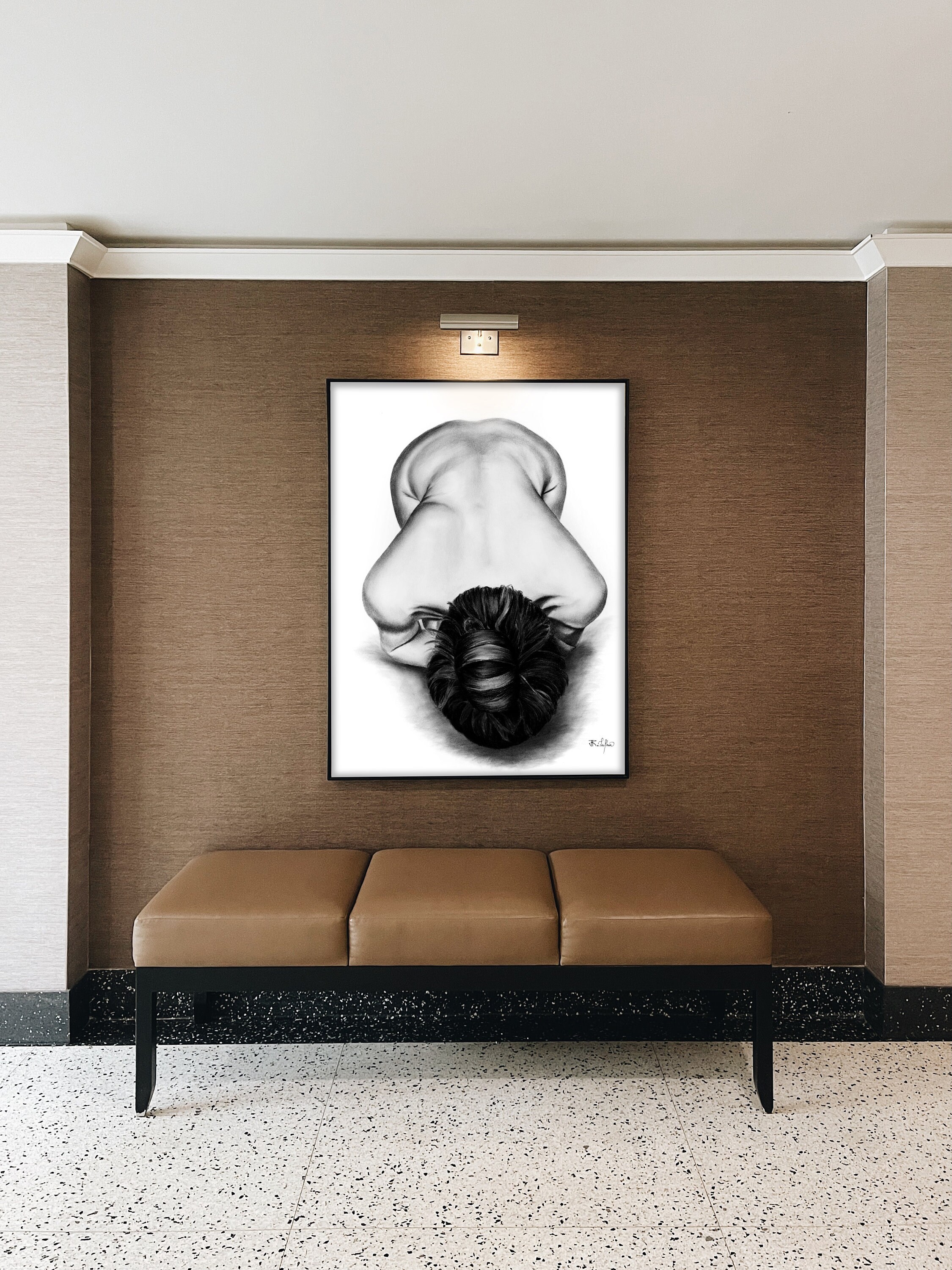 Wall Art Printable Drawing for Bedroom Downloadable Fine Art - Etsy