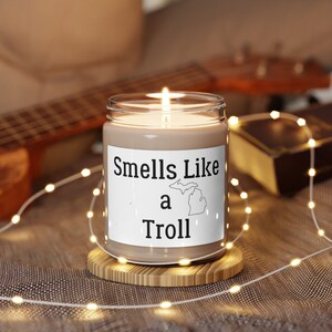 Smells Like a Troll Scented Soy Candle, 9oz