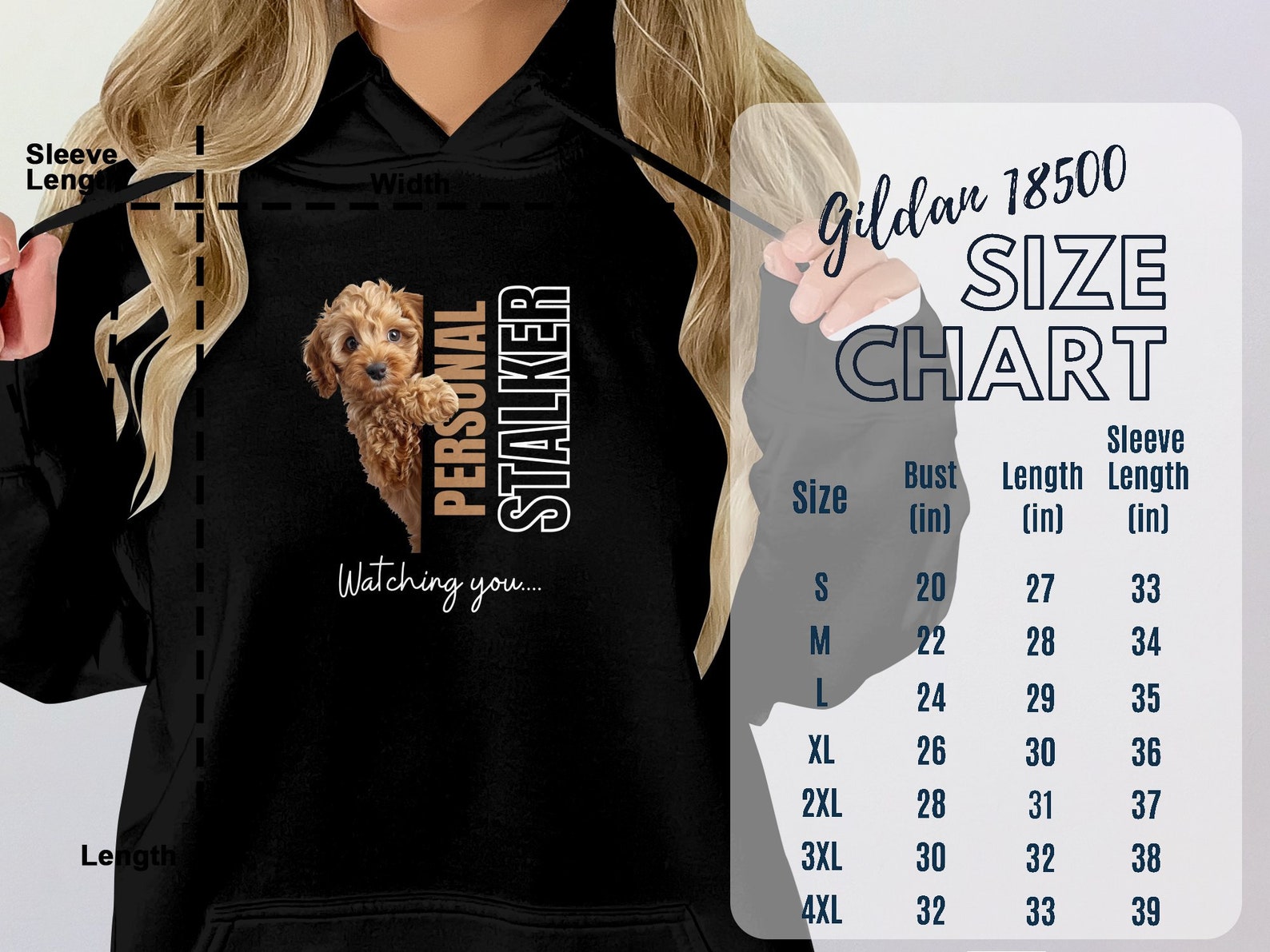 Cavapoo/cavadoodle Puppy Personal Stalker, Funny Animal Lover Graphic ...