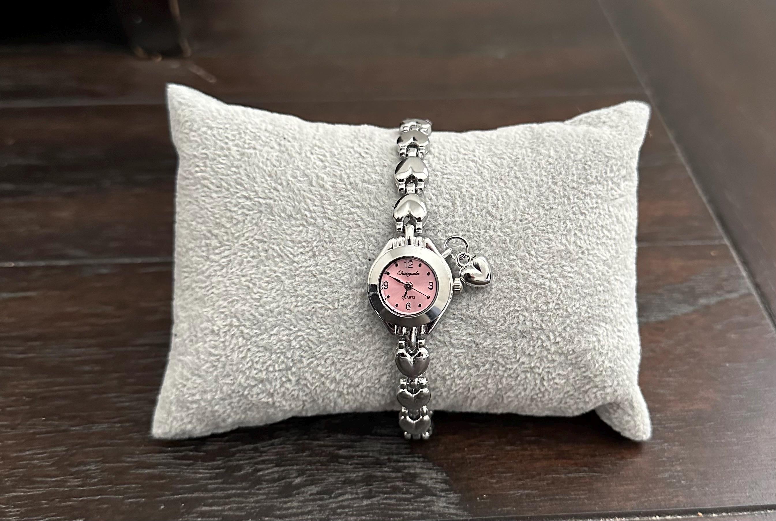 希少 黒入荷！ Deadstock Watch Siver Watch, Wrist Skinny Dainty Y2K Vintage 時計